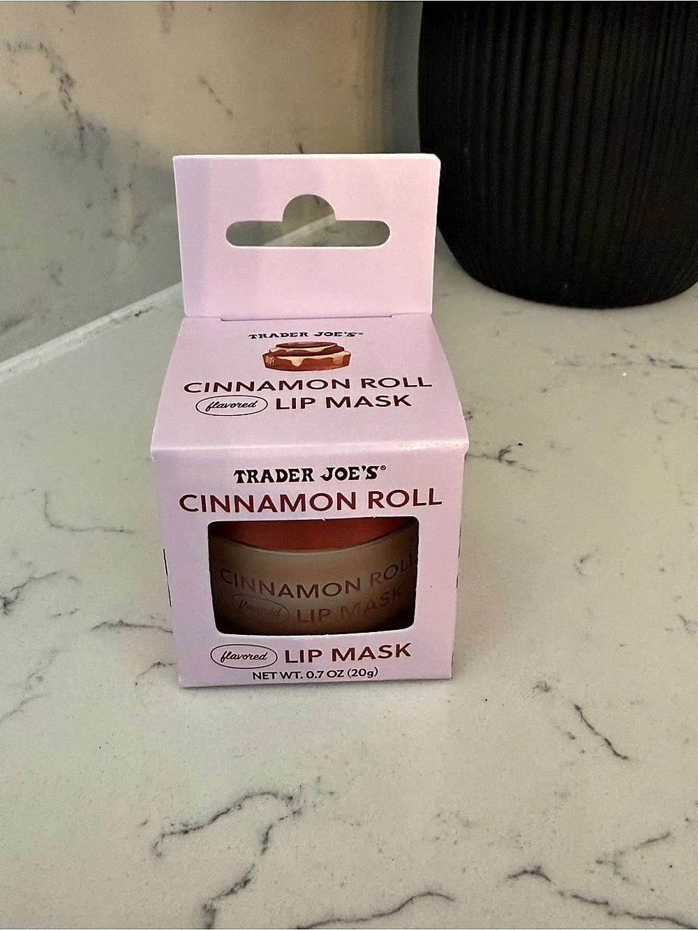 Trader Joe's Cinnamon Roll Lip Mask Lip Mask Pink NWT